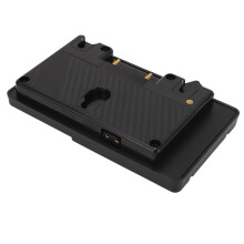 GP-A Gold-to-V Mount Plate with D-Tap 235g Black