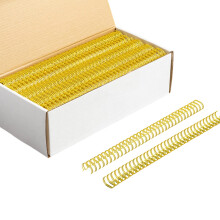 100Pcs Professional Binding Rings Heavy Duty Metal Binding-G