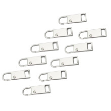 Zipper Pull Replacement Detachable Zipper Repair Kit-Silver