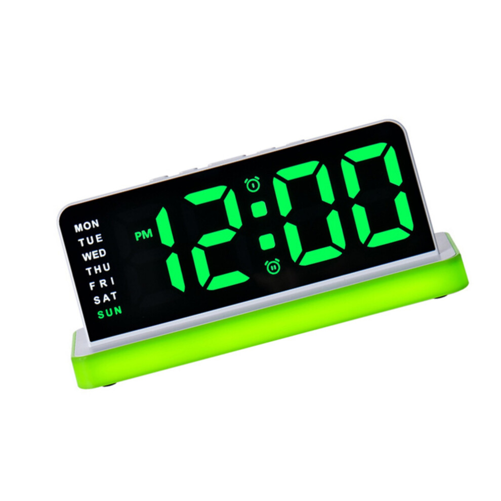 Night Digital Alarm Clock Electric Desk Clock With- Light/Green 7754004008786