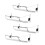 4Pcs Adjustable Vent Deflectors Replacement Magnetic Adjustable 1