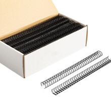 100Pcs Heavy Duty Iron Metal Binding Coils Rings-TE