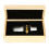 Brass Sax Saxophone Mouthpiece with Cap & Ligatures E-Silver 1