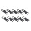 Zipper Pull Replacement Metal Zipper Handle Mend Fixer-Black 1