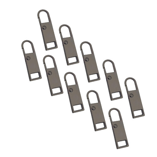 10PCS Metal Zipper Handle Mend Fixer Replacement Zipper-color