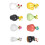 8pcs Cute Small Pot Theme Magnetic Attachments Strong Plastic 1