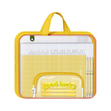Sturdy Mesh Document Organizers with Multiple-Yellow