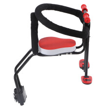 Front Toddler Bike Seat, Iron, Adjustable Pedal