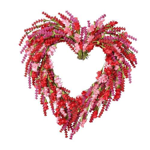 Plastic Construction Tulips Rattan Wreath with Realistic Look-4
