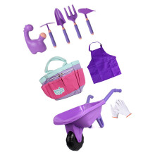 Children Garden Tool Set for Imaginative Play Sand Water-Purple