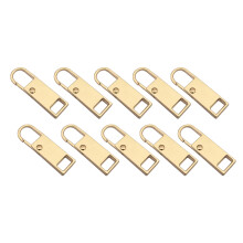 Zipper Pull Replacement Metal Zipper Handle Mend Fixer Tab-Gold
