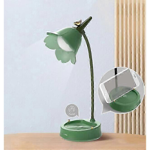(green) LED charging reading eye protection bedside learning table lamp 1