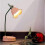 (yellow) LED charging reading eye protection bedside learning table lamp 4