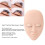Lash Mannequin Head 16x10.4cm Pink, 3 Pairs Lashes 4