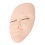 Lash Mannequin Head 16x10.4cm Pink, 3 Pairs Lashes 9