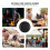 Under Grill Mat 36x36in Round Fireproof Black Pad 8