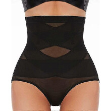 (M) Women's Shapewear High Waist Shapewear Ultra Firming Belt Belly Shapewear Tw