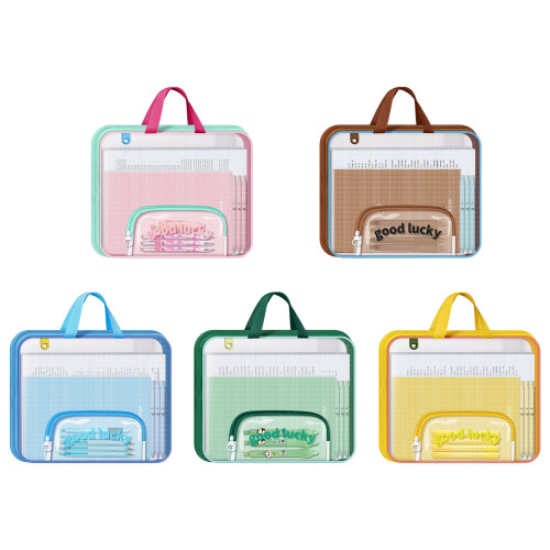 Sturdy Mesh Document Organizers with Multiple-Yellow 1