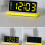 LED Digital Alarm Clock with 3 Brightness Dimmer Alarm-Blue 7