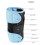 Breathable Wrist Guard Stabiliser Support-Black and blue Left 4