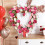 Plastic Construction Tulips Rattan Wreath with Realistic Look-4 6