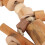 Parrot Wood Blocks Chew Toy - Movable Hooks 5