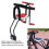 Front Toddler Bike Seat, Iron, Adjustable Pedal 5