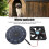 10W Monocrystalline Solar Fan 16x12cm Black 4