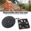 10W Monocrystalline Solar Fan 16x12cm Black 5