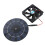 10W Monocrystalline Solar Fan 16x12cm Black 9