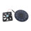 10W Monocrystalline Solar Fan 16x12cm Black 10