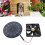 10W Monocrystalline Solar Fan 16x12cm Black 14