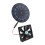 10W Monocrystalline Solar Fan 16x12cm Black 16
