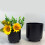 Metal Flower Pot Decorative Vase Practical Flowerpot Modern-S 4
