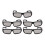 Solar Eclipse Glasses 5 Pcs, One Size, Plastic 2
