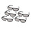 Solar Eclipse Glasses 5 Pcs, One Size, Plastic 16