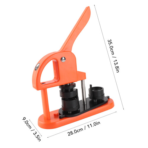 Detachable Button Maker Kit Circle Cutter 32mm ABS 1