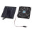 20W Solar Exhaust Fan 12cm, 14.5x14.5cm PanelBlack 5
