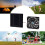 20W Solar Exhaust Fan 12cm, 14.5x14.5cm PanelBlack 7