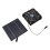 20W Solar Exhaust Fan 12cm, 14.5x14.5cm PanelBlack 14