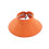 (Adjustable, Orange) Women's Empty Top Sun Hat Foldable Wide Brim UV Protection Hat for Hiking 2