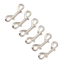 6PCS Double Ended Hook Zinc Alloy Clips Heavy Duty