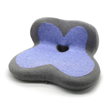 (Sky Lake Blue) Seat Cushion Lumbar Support Pillow for Office Chair Car Memory Foam Chair Cushion Back Pain Relief