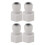 4Pcs Plastic Beer Barrel Dispenser Adapter DN10 16