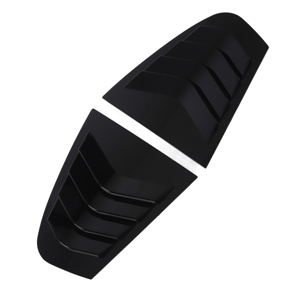 1Pair Glossy F30 Side Louver Cover Black 7340572983848