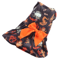 Halloween Dog Dress Polyester - Cute Pattern, Soft