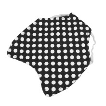 Hen Saddle Apron Double Layer Canvas Black Dot