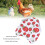 Hen Saddle Apron - Red Strawberry, Canvas 5