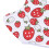 Hen Saddle Apron - Red Strawberry, Canvas 12