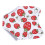 Hen Saddle Apron - Red Strawberry, Canvas 14